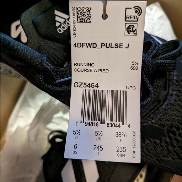 adidas 4D black NWT and box - Picture 4 of 7